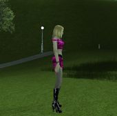 Pink Dressed Girl